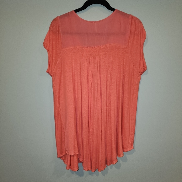 Free People Highland Flowy Linen Blend Top - Picture 3 of 4